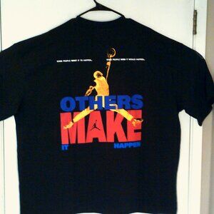 NEW AIR JORDAN "Make It Happen OVERSIZED Tee" MEN'S BLACK T-SHIRT XL IM7945-010